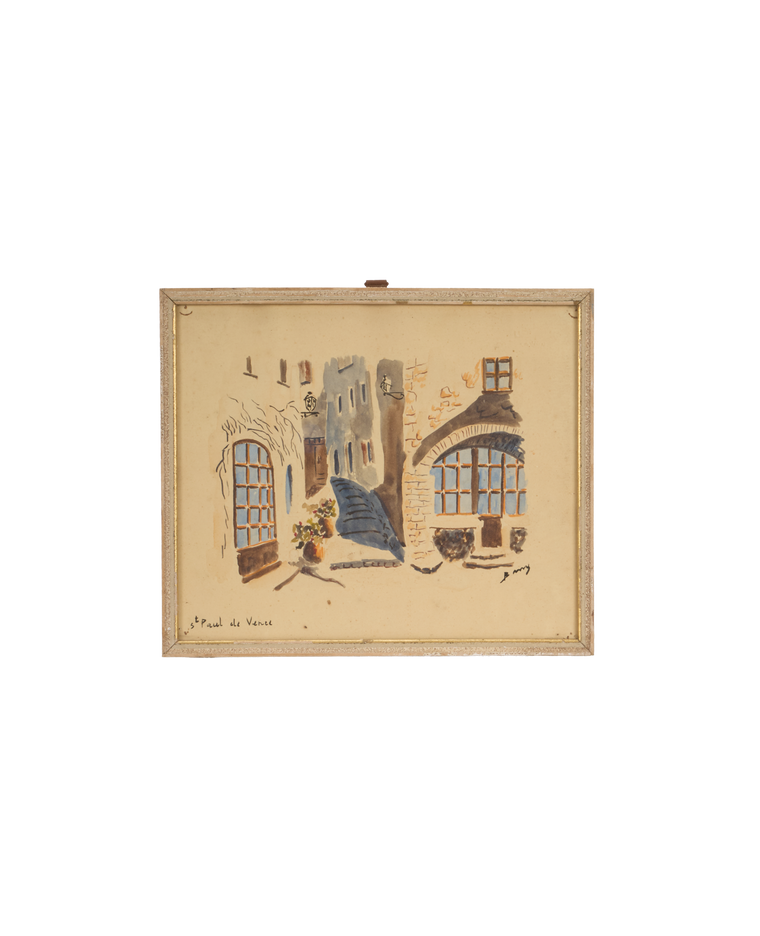 Landscape Painting - Une Rue Pavée