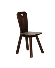Solid Back Heart Chair