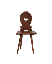 Curved Back Heart Chair