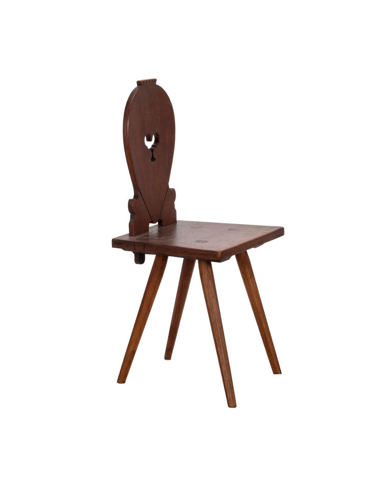 Curved Back Heart Chair