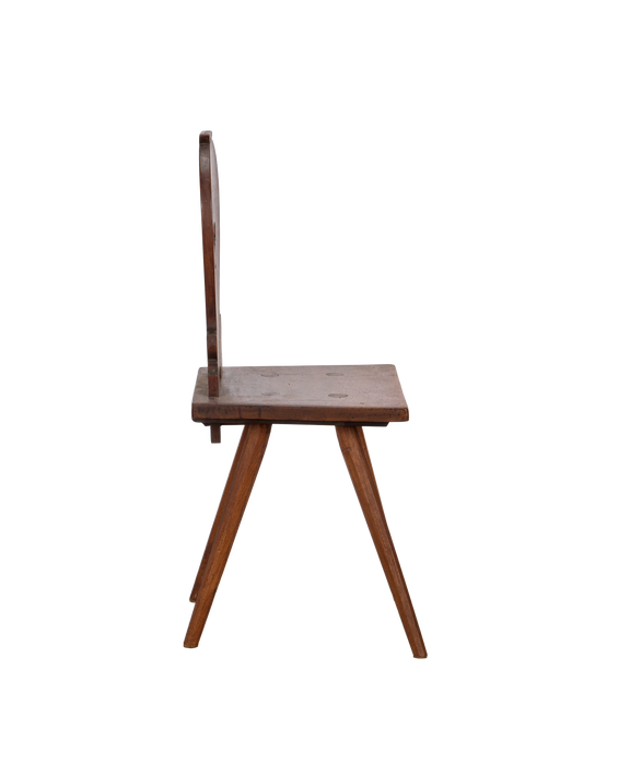 Curved Back Heart Chair