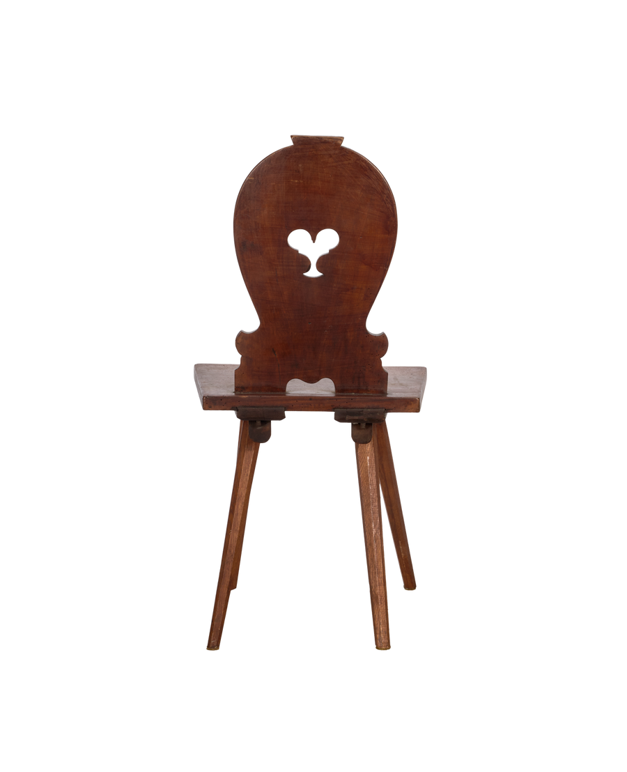 Curved Back Heart Chair