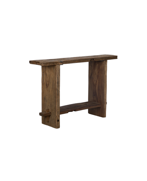 Chestnut Wood Console