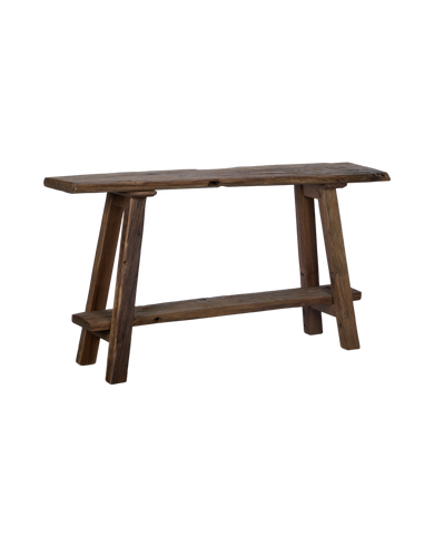 Designed Chestnut Wood Console from Turkey made of Wood