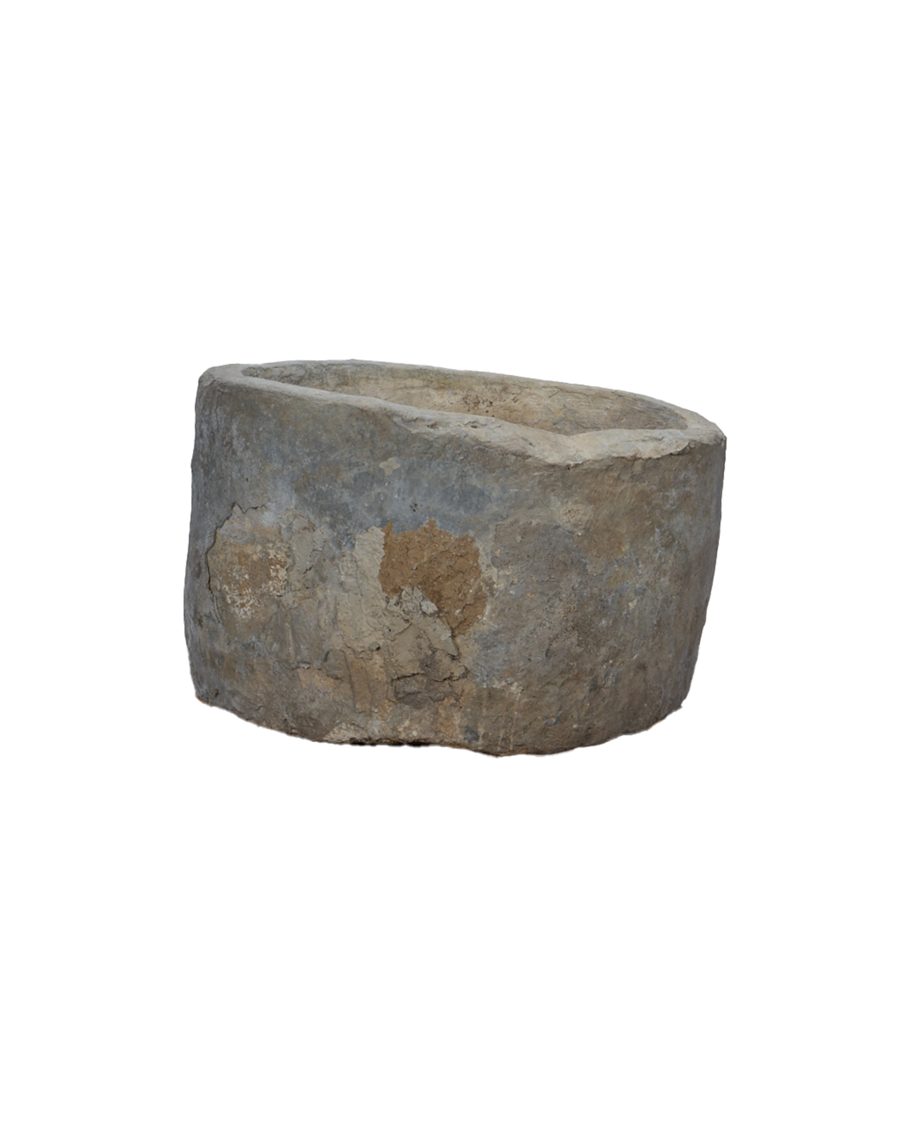 Vintage Limestone Trough - Round from Indonesia - Planters, Fountains, & Water Features