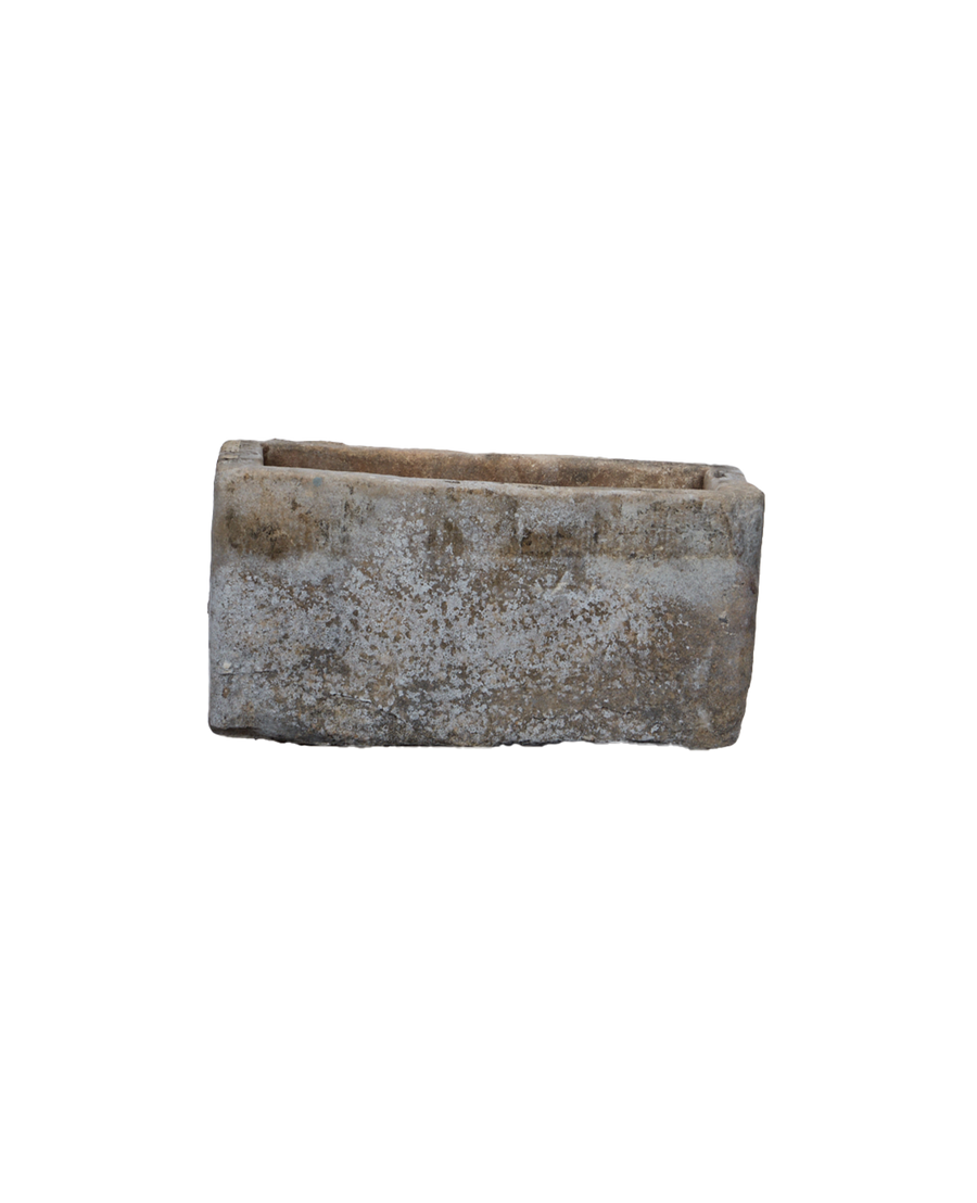 Vintage Limestone Trough - Rectangle from Indonesia - Planters, Fountains, & Water Features