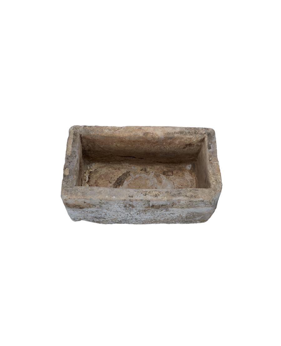 Vintage Limestone Trough - Rectangle from Indonesia - Planters, Fountains, & Water Features
