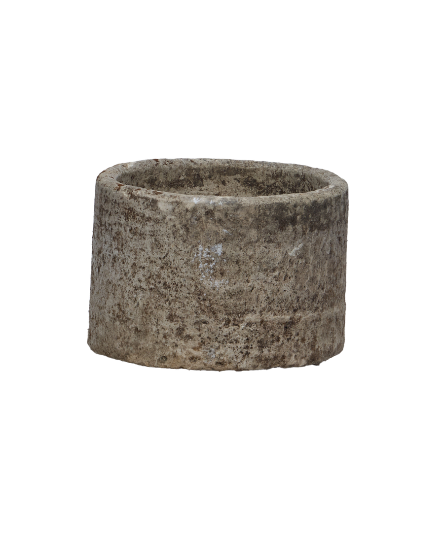 Vintage Limestone Trough - Round from Indonesia - Planters, Fountains, & Water Features