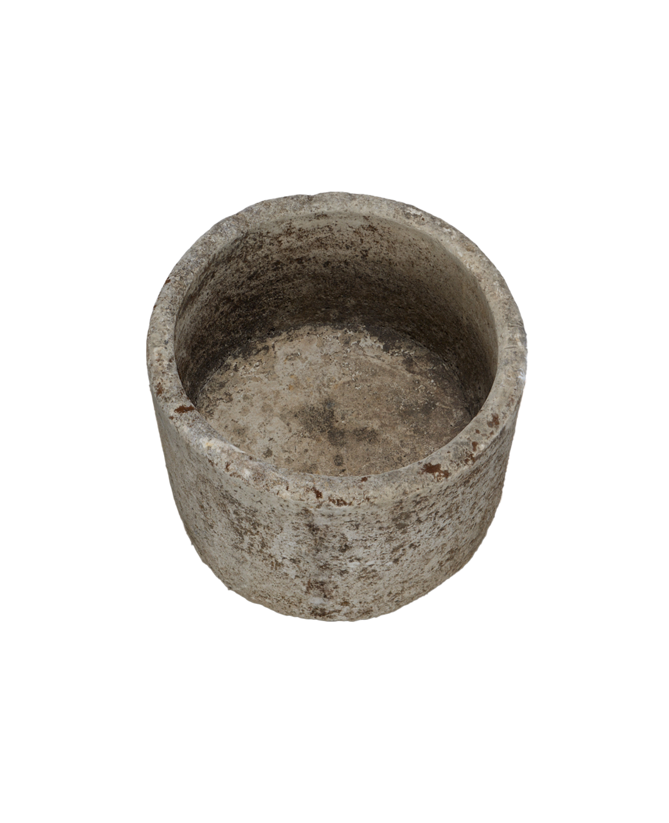 Vintage Limestone Trough - Round from Indonesia - Planters, Fountains, & Water Features