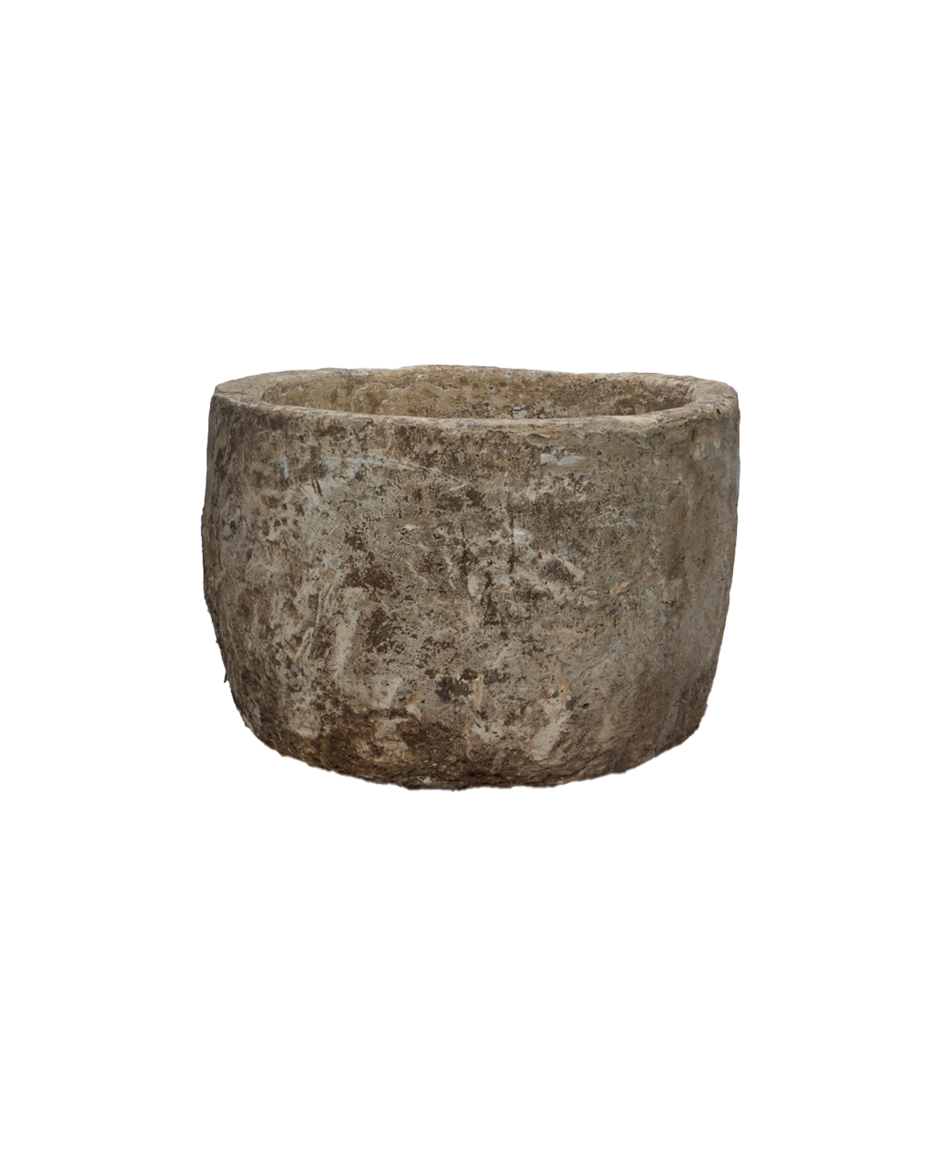 Vintage Limestone Trough - Round from Indonesia - Planters, Fountains, & Water Features