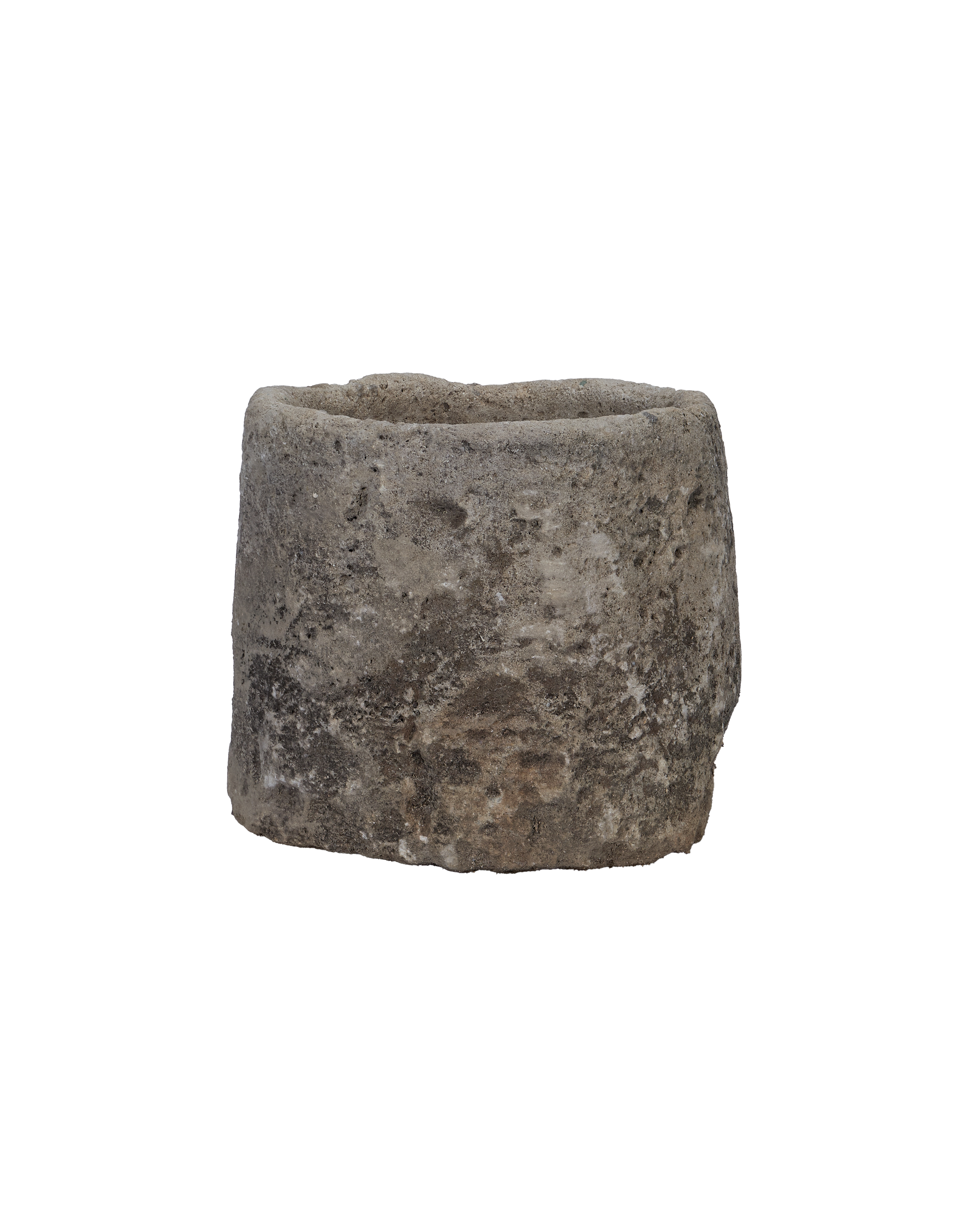 Vintage Limestone Trough - Round from Indonesia - Planters, Fountains, & Water Features
