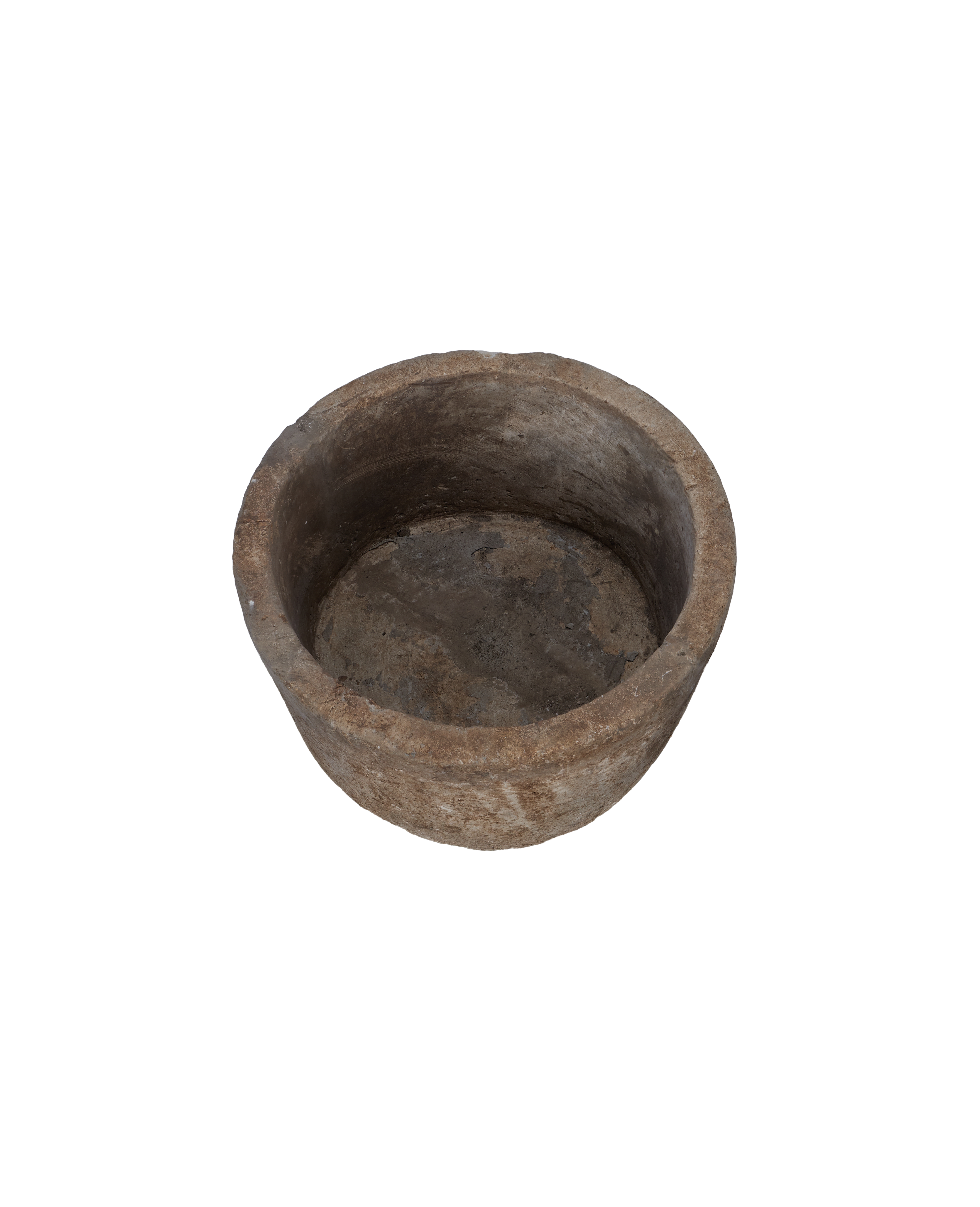 Vintage Limestone Trough - Round from Indonesia - Planters, Fountains, & Water Features