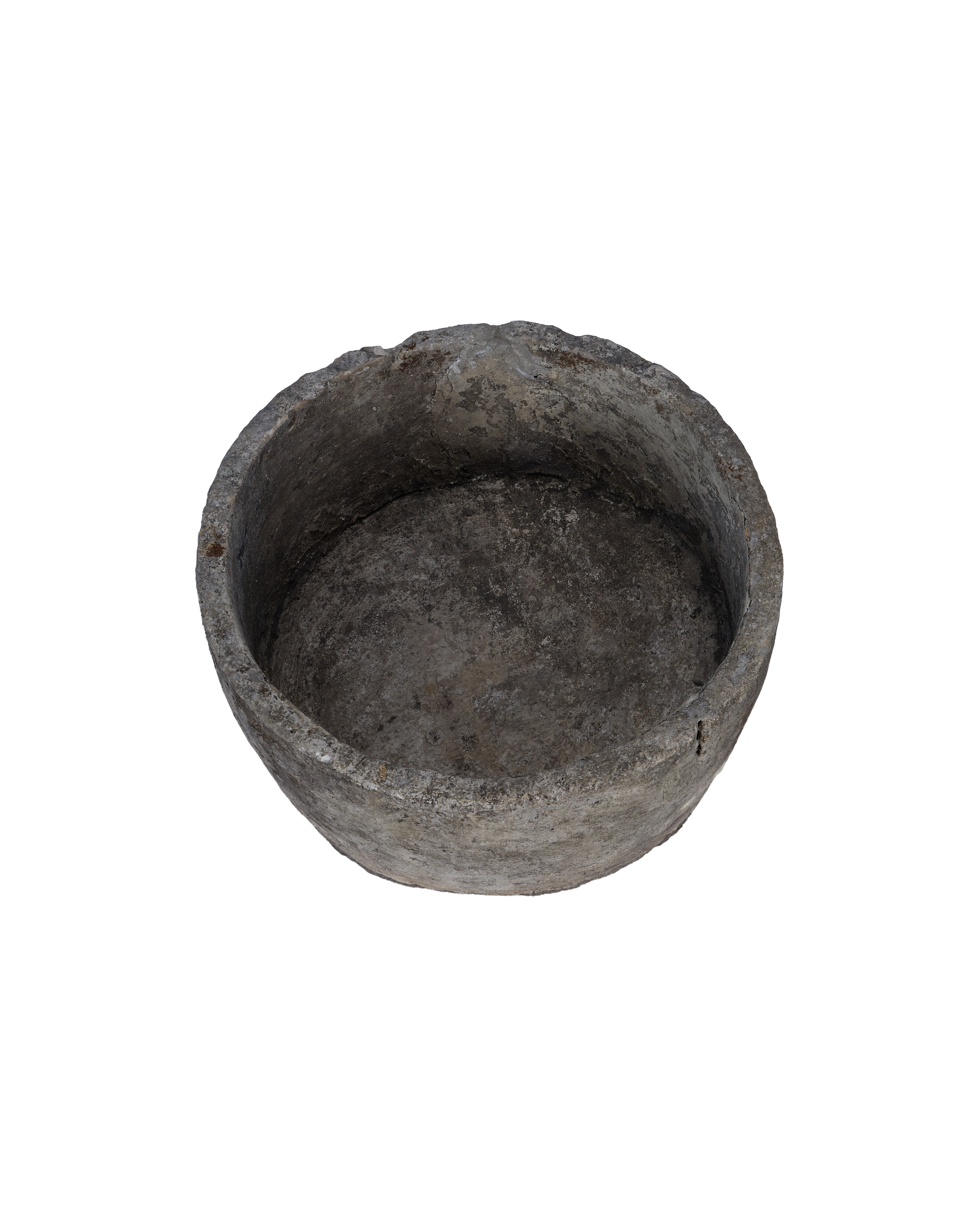 Vintage Limestone Trough - Round from Indonesia - Planters, Fountains, & Water Features