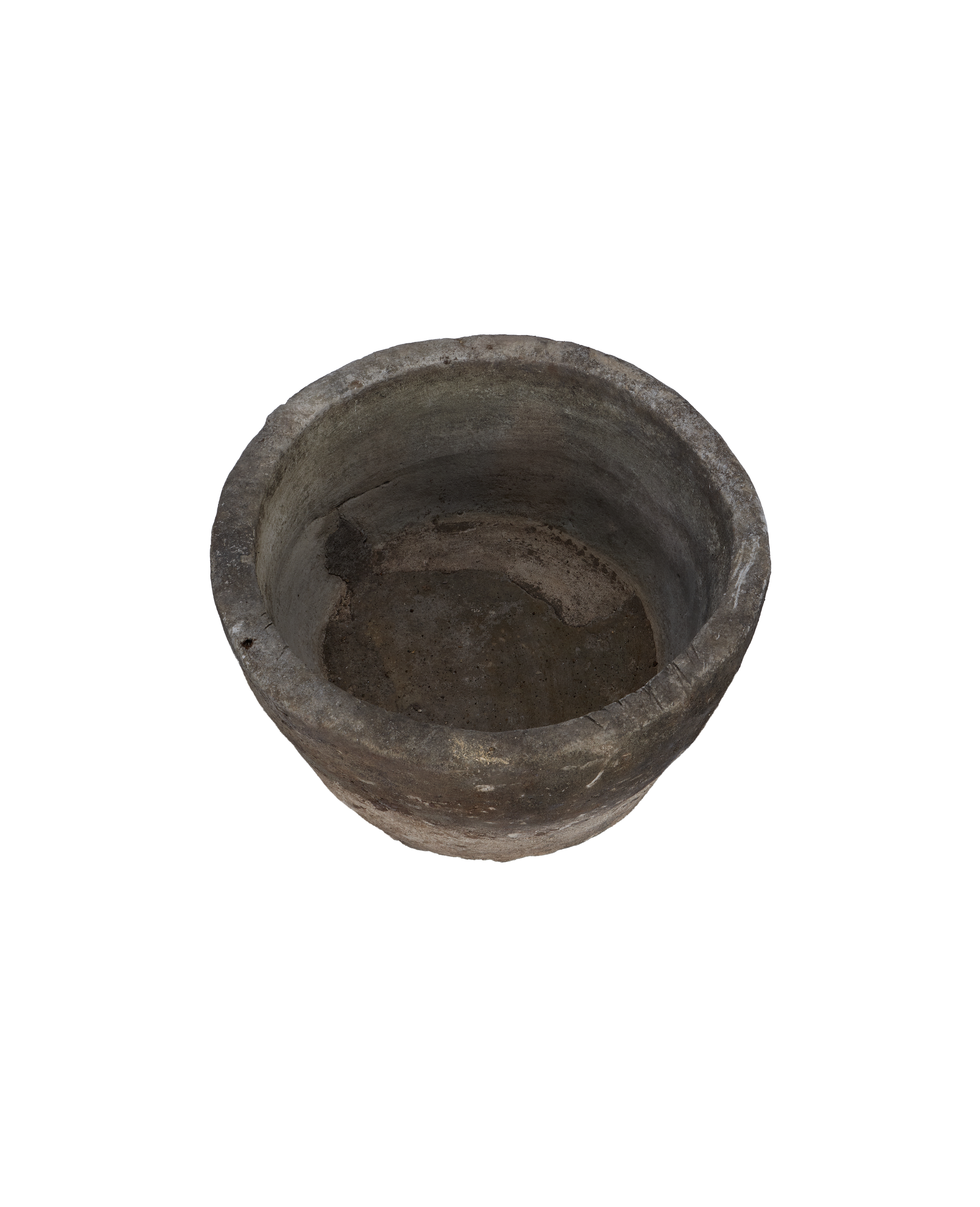 Vintage Limestone Trough - Round from Indonesia - Planters, Fountains, & Water Features