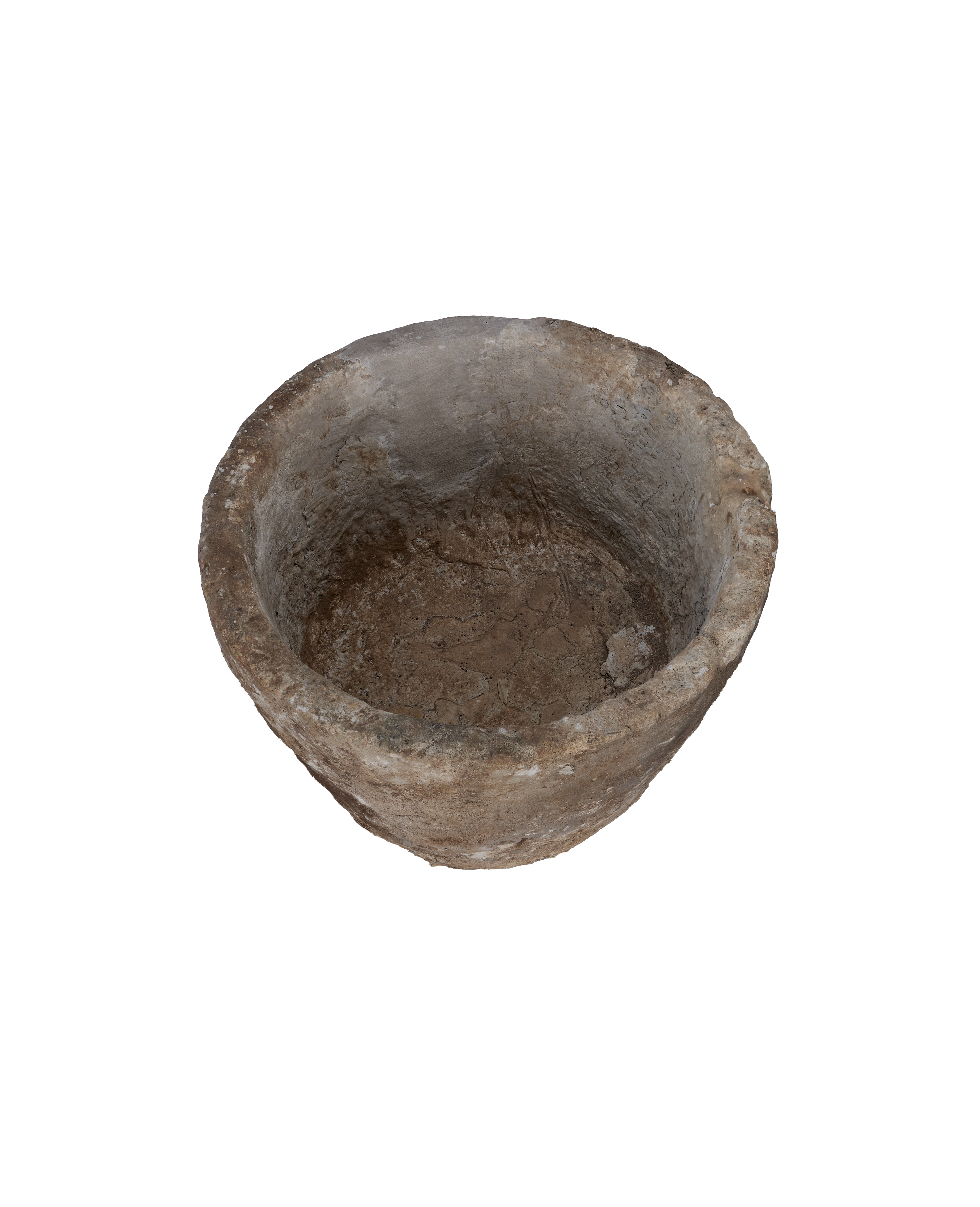 Vintage Limestone Trough - Round from Indonesia - Planters, Fountains, & Water Features