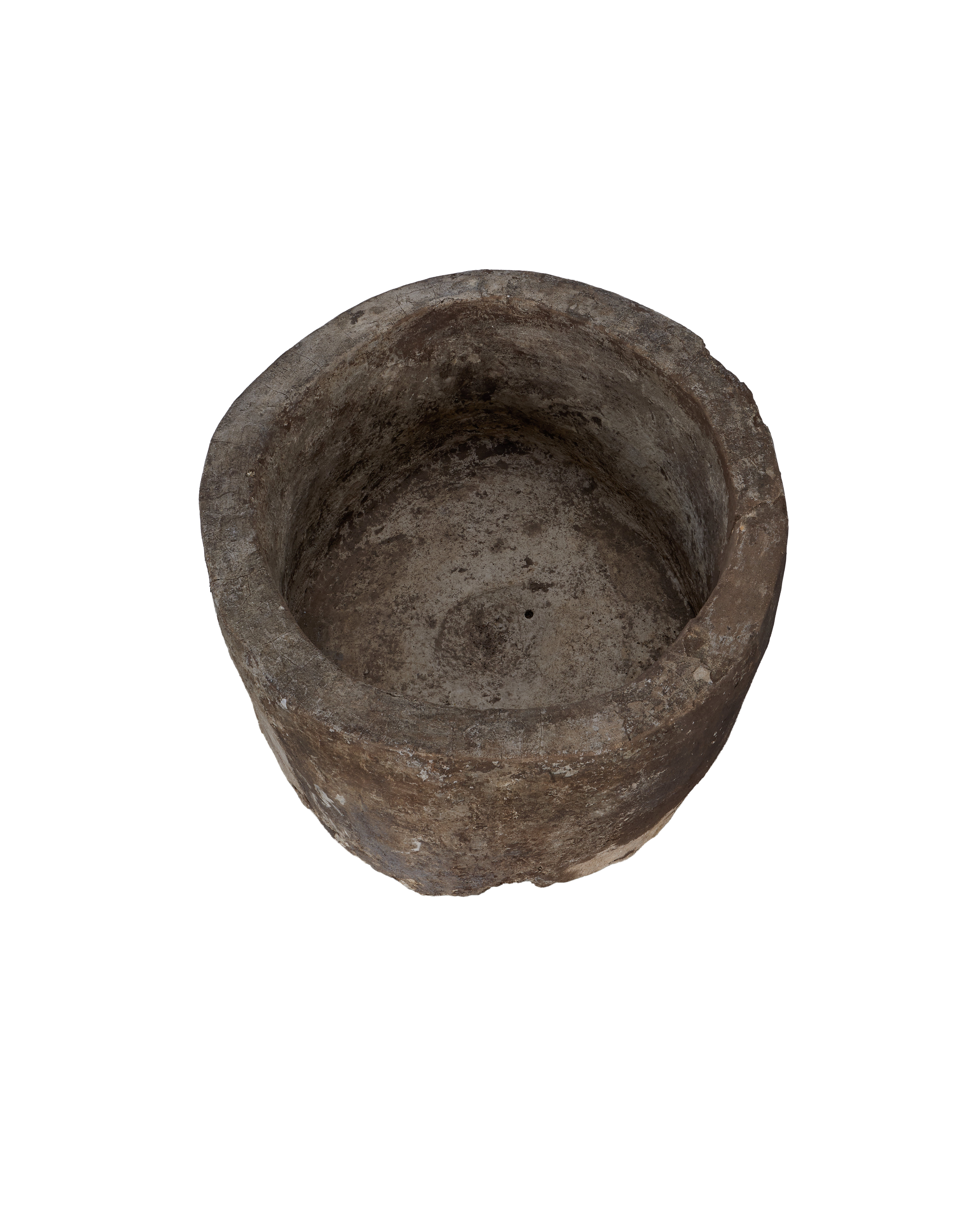Vintage Limestone Trough - Round from Indonesia - Planters, Fountains, & Water Features