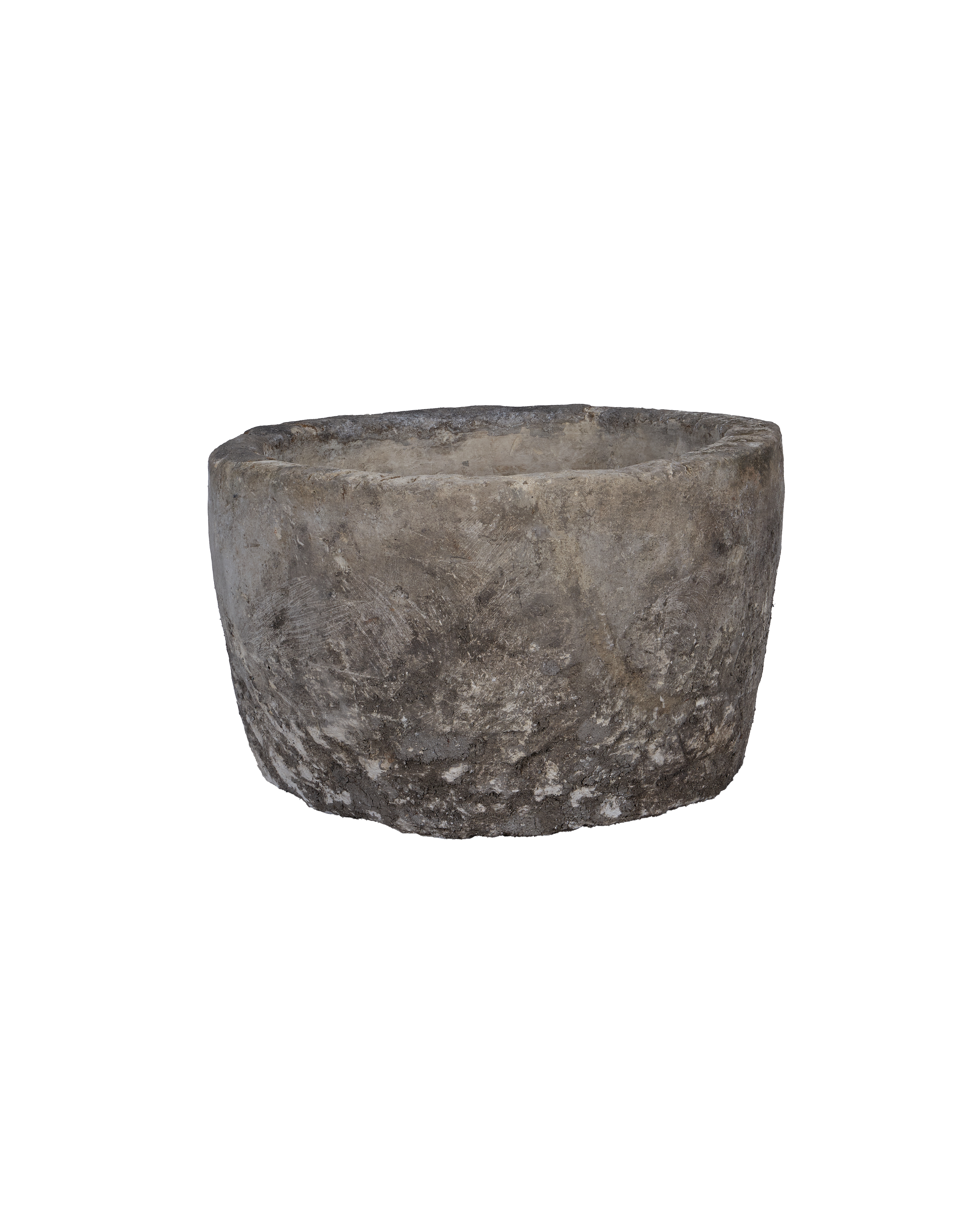 Vintage Limestone Trough - Round from Indonesia - Planters, Fountains, & Water Features