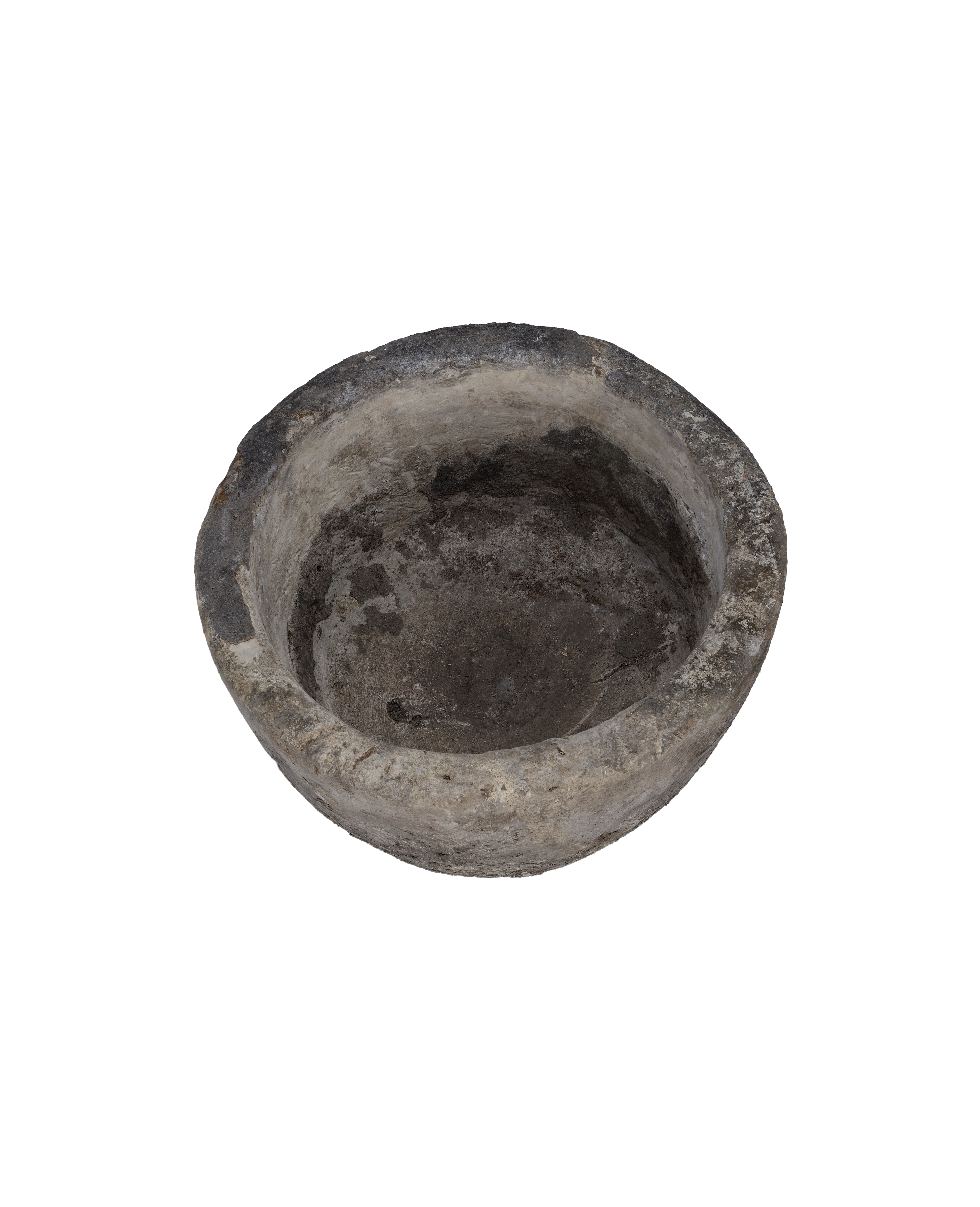 Vintage Limestone Trough - Round from Indonesia - Planters, Fountains, & Water Features