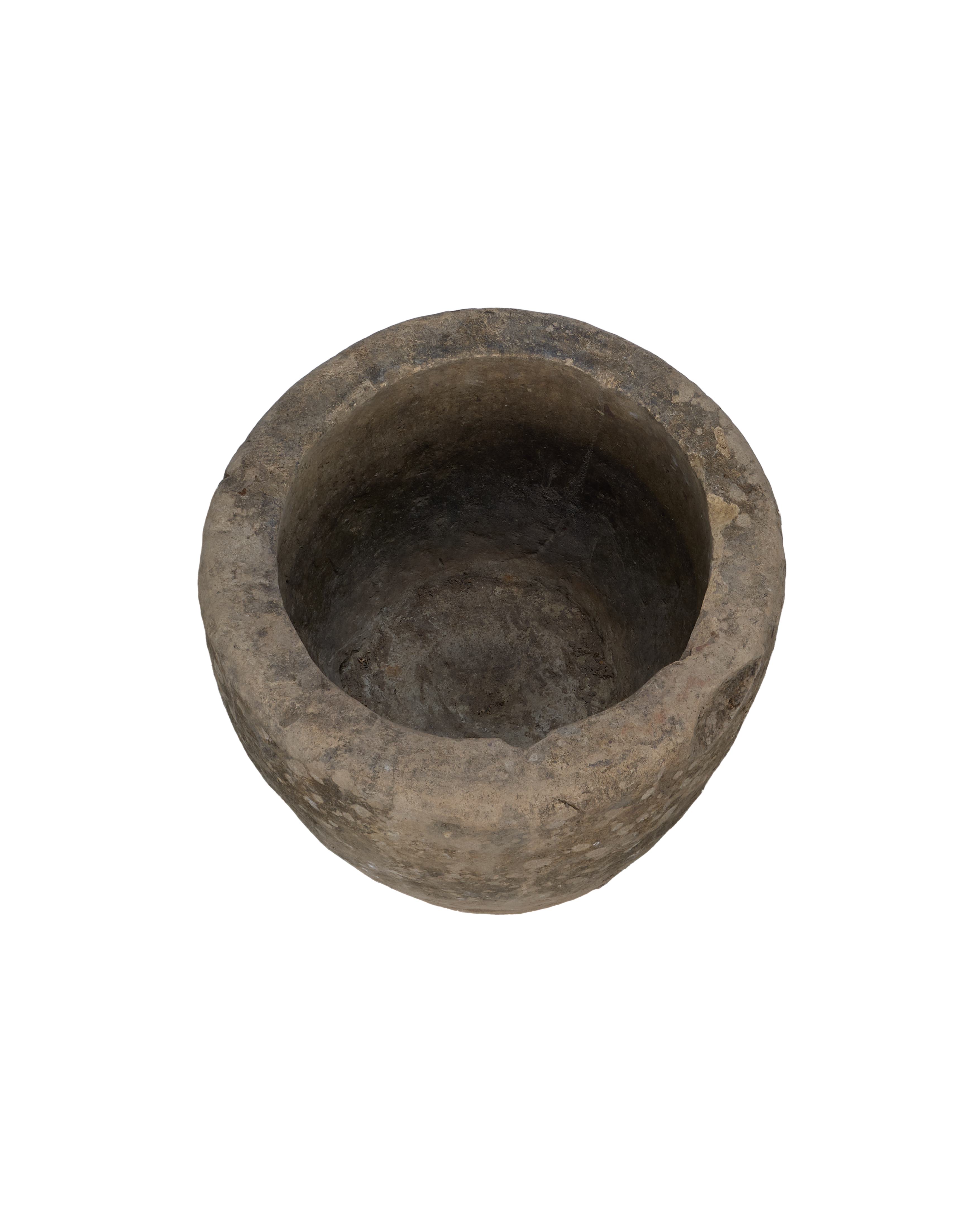Vintage Limestone Trough - Round from Indonesia - Planters, Fountains, & Water Features