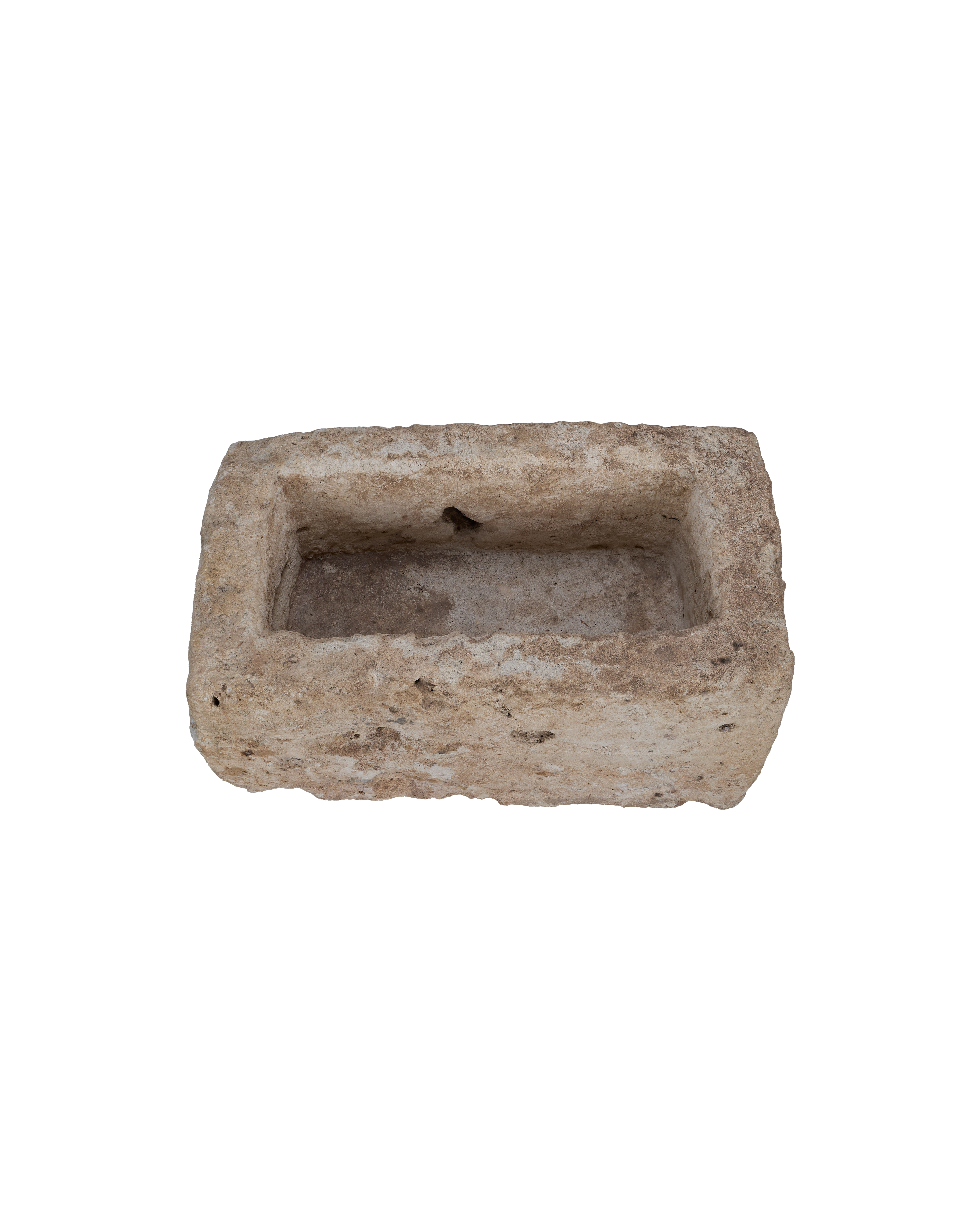 Vintage Limestone Trough - Rectangle from Indonesia - Planters, Fountains, & Water Features