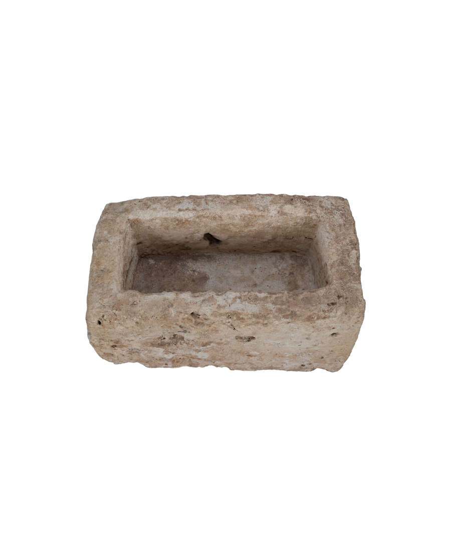 Vintage Limestone Trough - Rectangle from Indonesia - Planters, Fountains, & Water Features