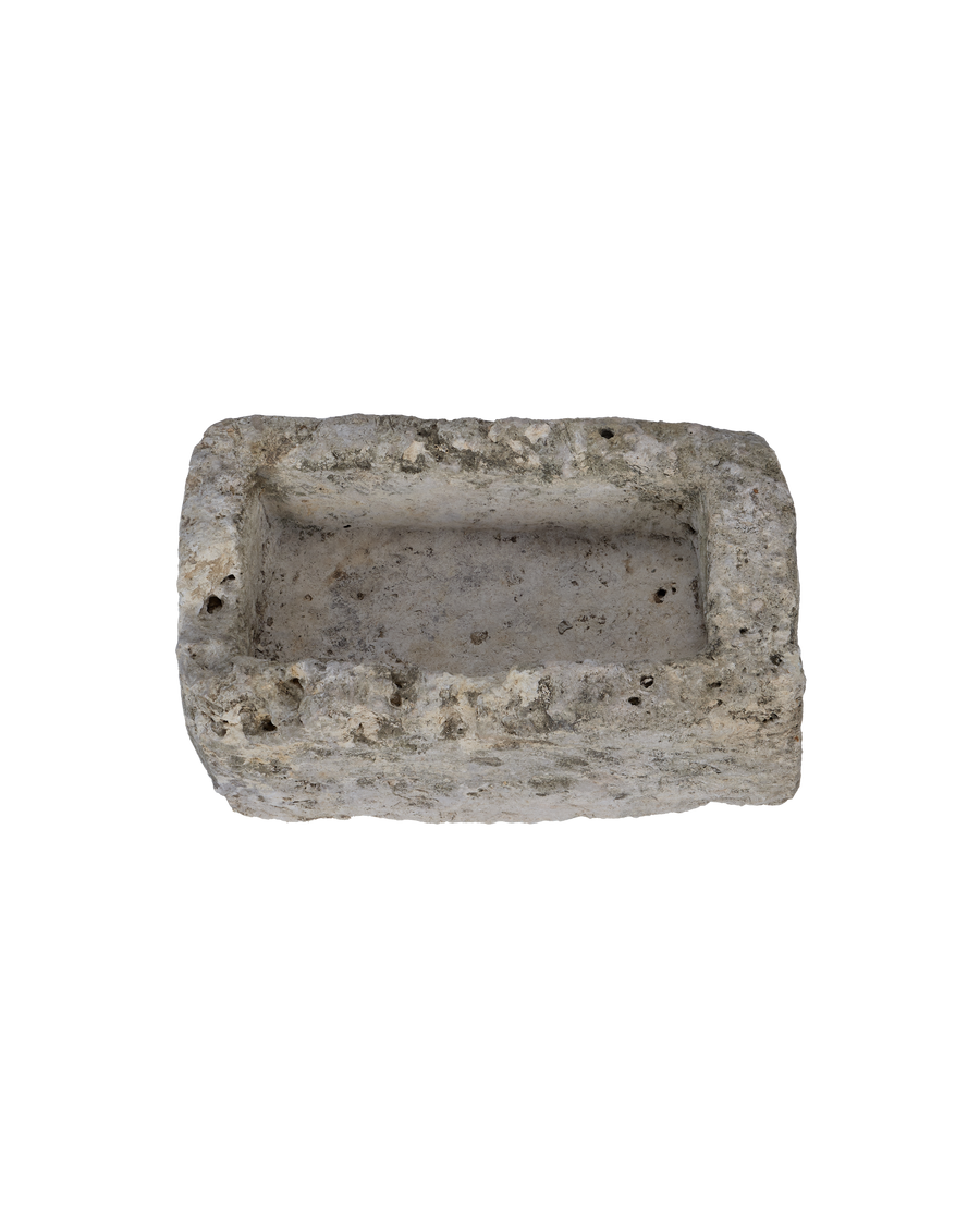Vintage Limestone Trough - Rectangle from Indonesia - Planters, Fountains, & Water Features