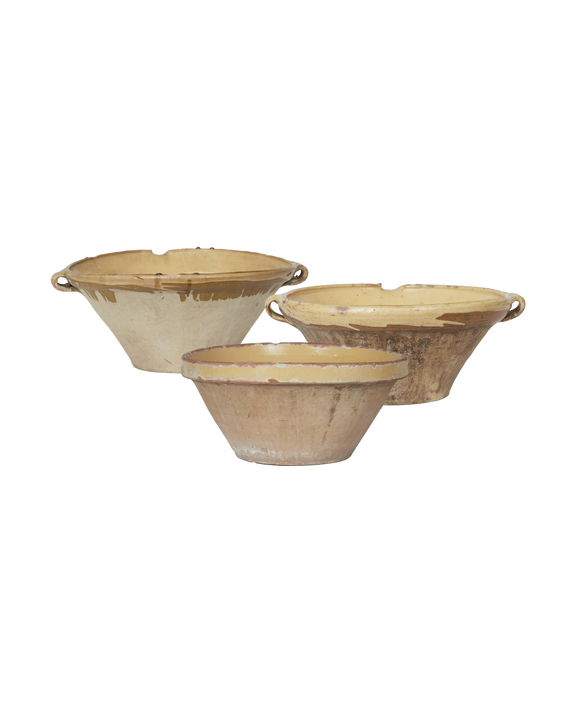 Serving Bowl - Yellow Ochre Glaze