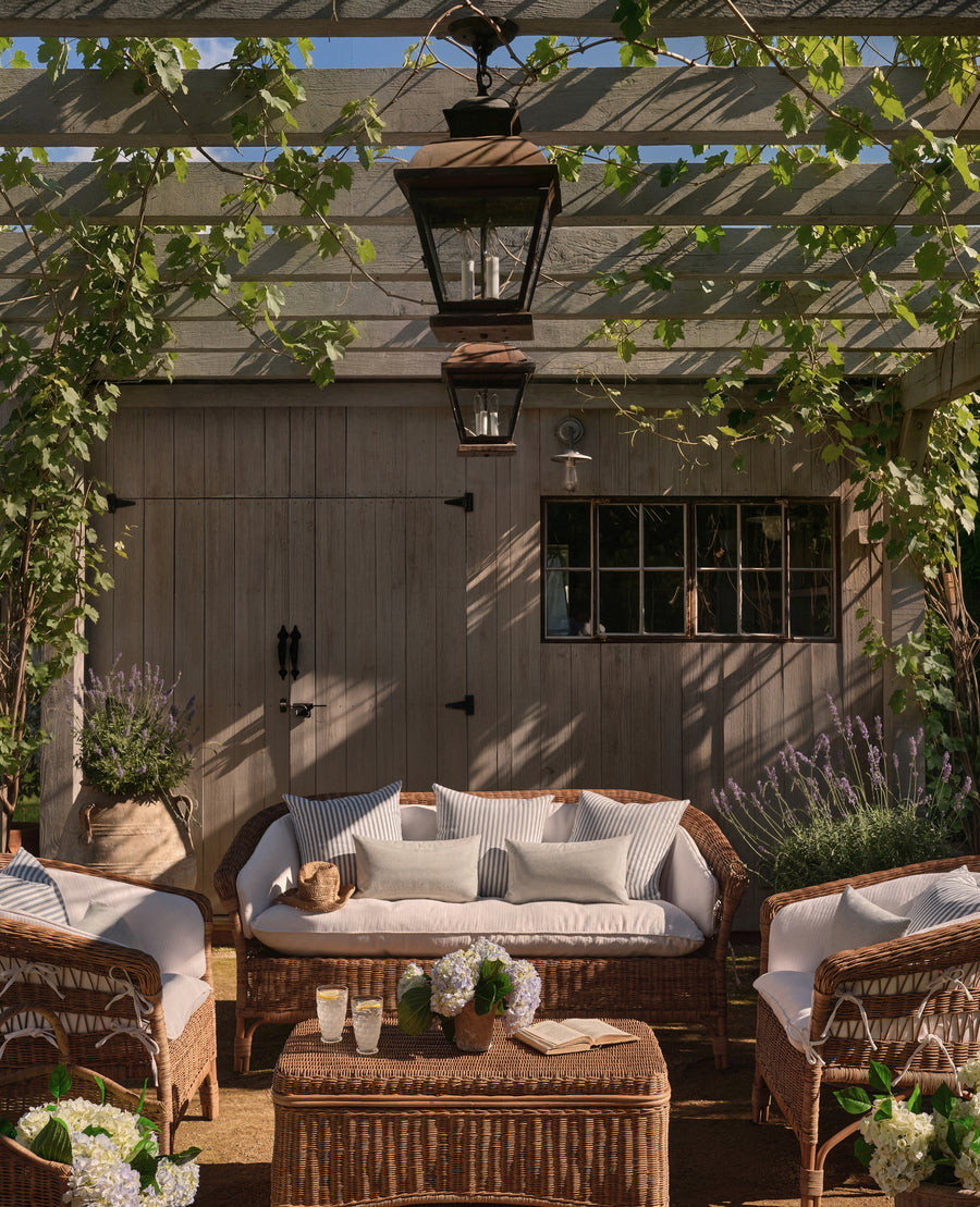 Sanctuary Rattan Lounge Chair - Shell