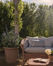 Sanctuary Rattan Sofa - Bayside Stripe
