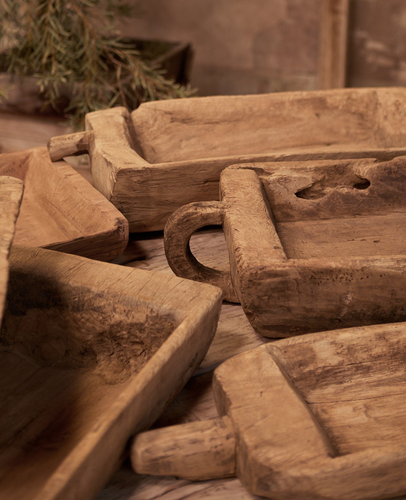 Vintage Sticky Rice Tray - Natural from China made of Wood
