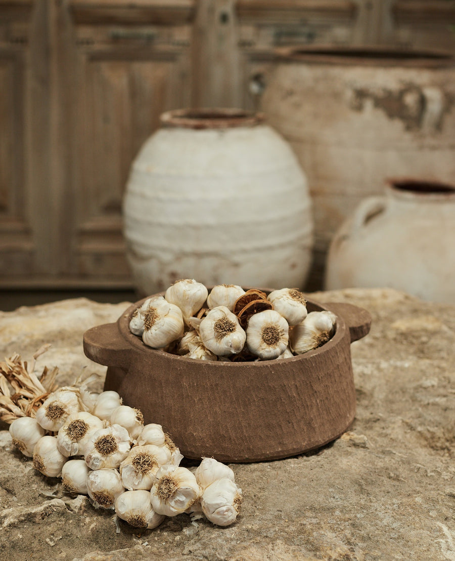 Vintage Stone Bowl from India made of Stone