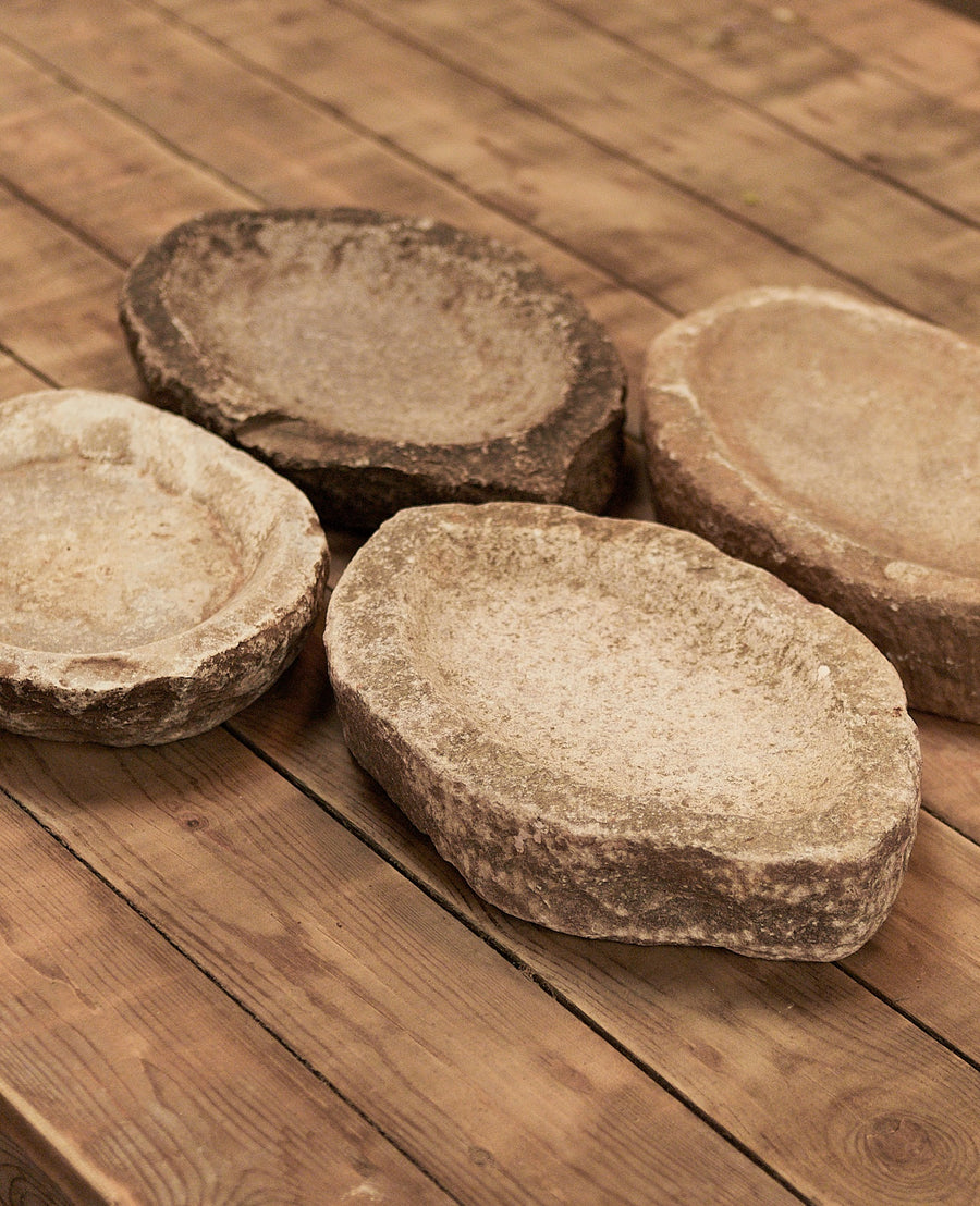 Antique Stone Platter from India made of Stone