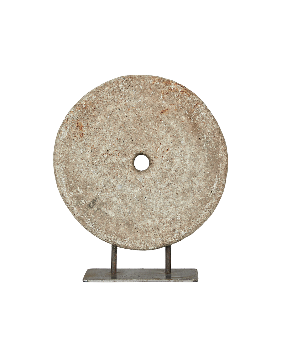 Antique Stone Wheel on Stand from Turkey made of Stone