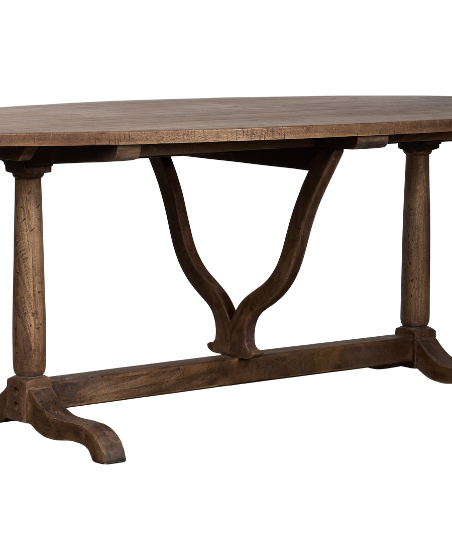 Wishbone Oval Dining Table