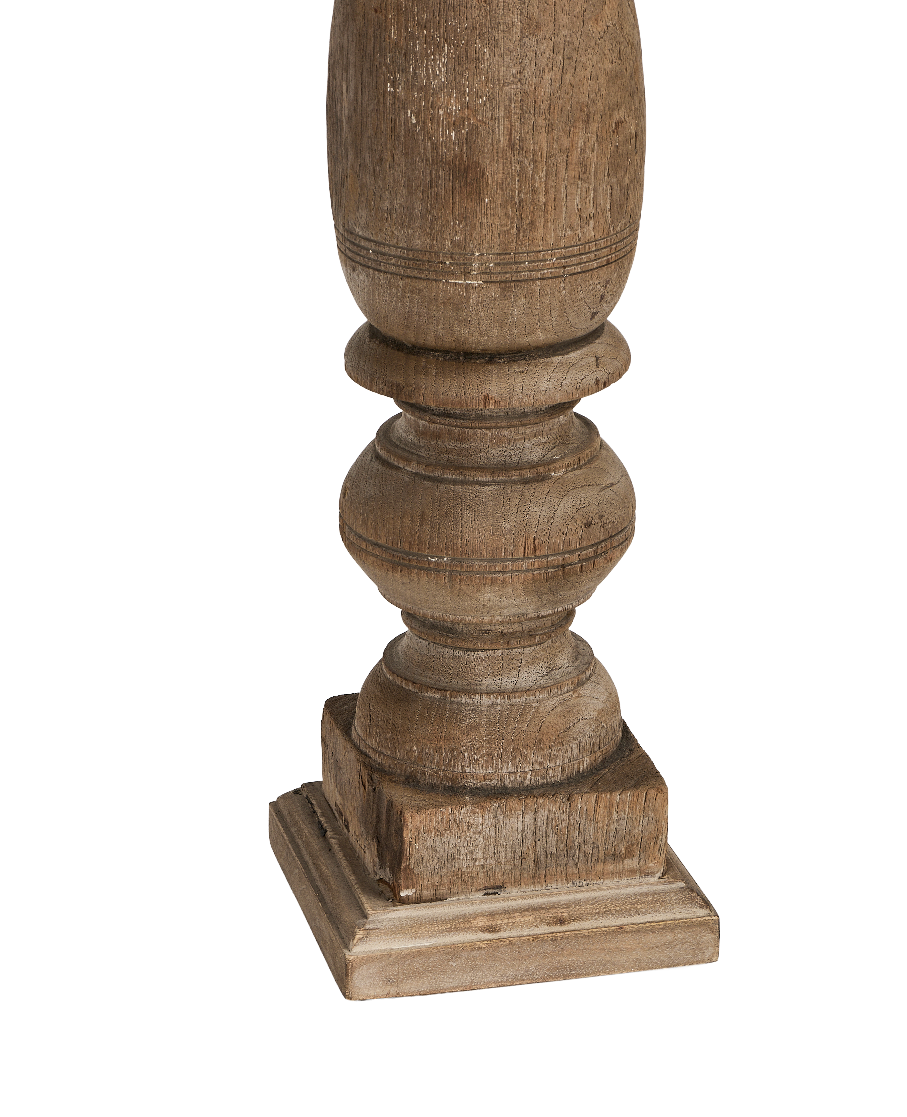 Turned Leg Pillar Candle Stand