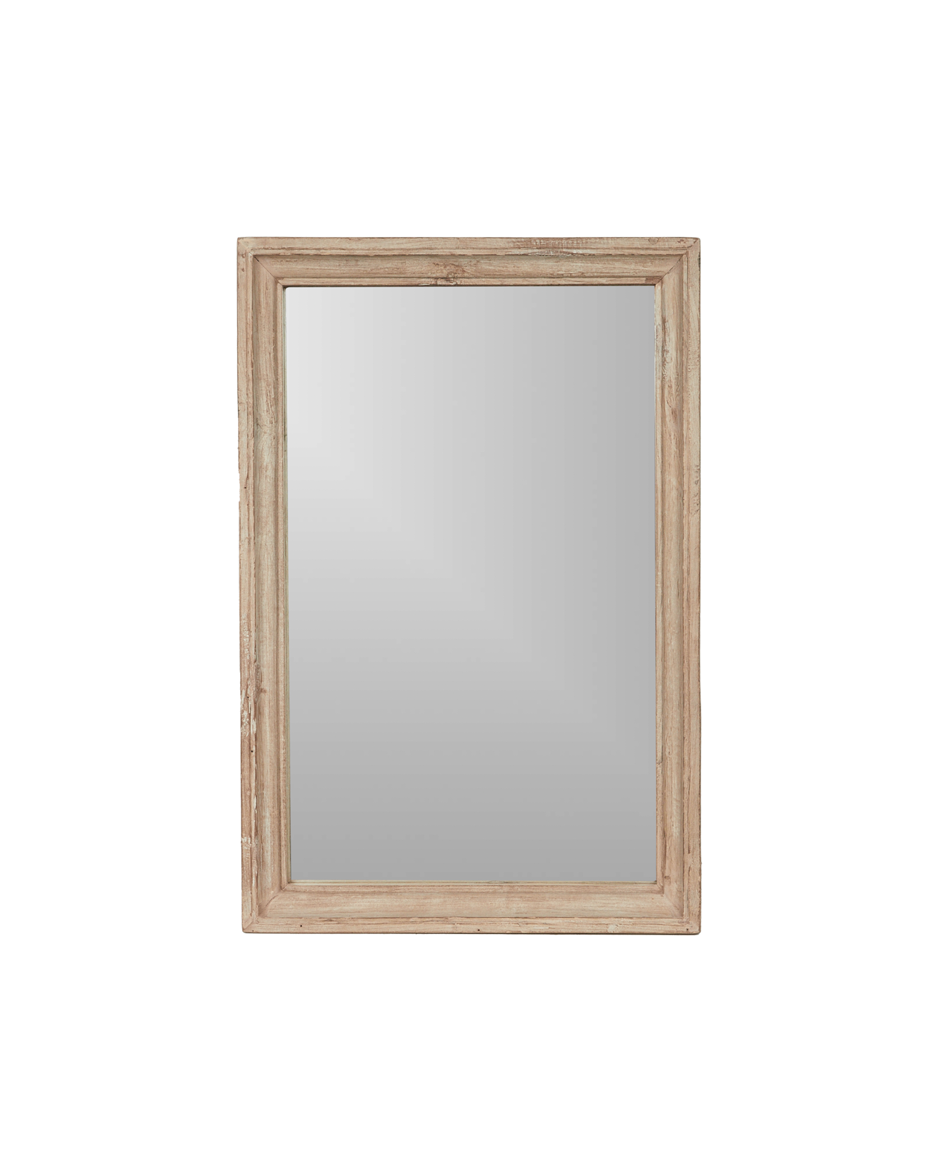 Vintage Teak Mirror from India made of Wood