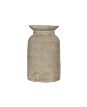 Teak Vase - Bleached