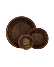 Carved Wood Bowl - Natural