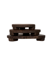 Carved Wood Riser - Natural