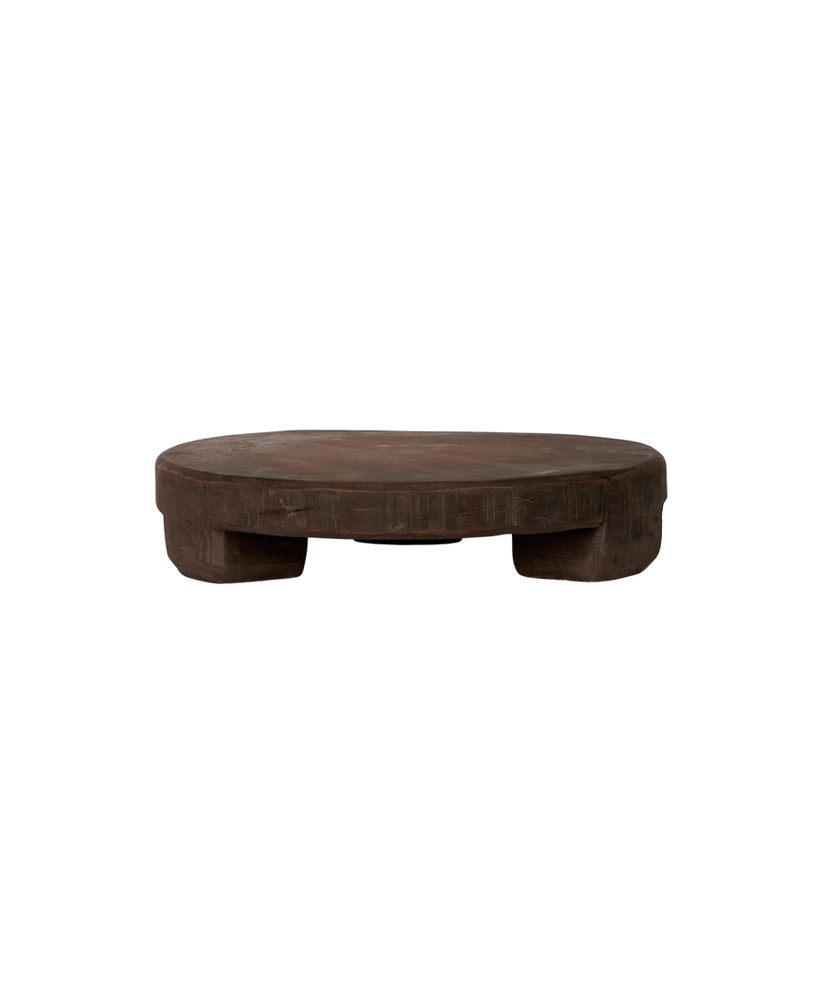 Carved Wood Riser | Risers | Designed by OLIVE ATELIERS