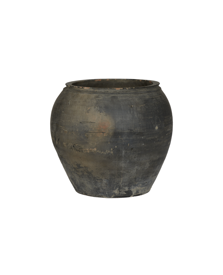 black ceramic plant pots Water Pot | Vintage Pots & Planters