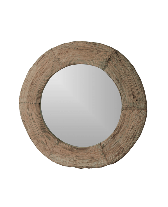 Wheel Mirror - Bleached