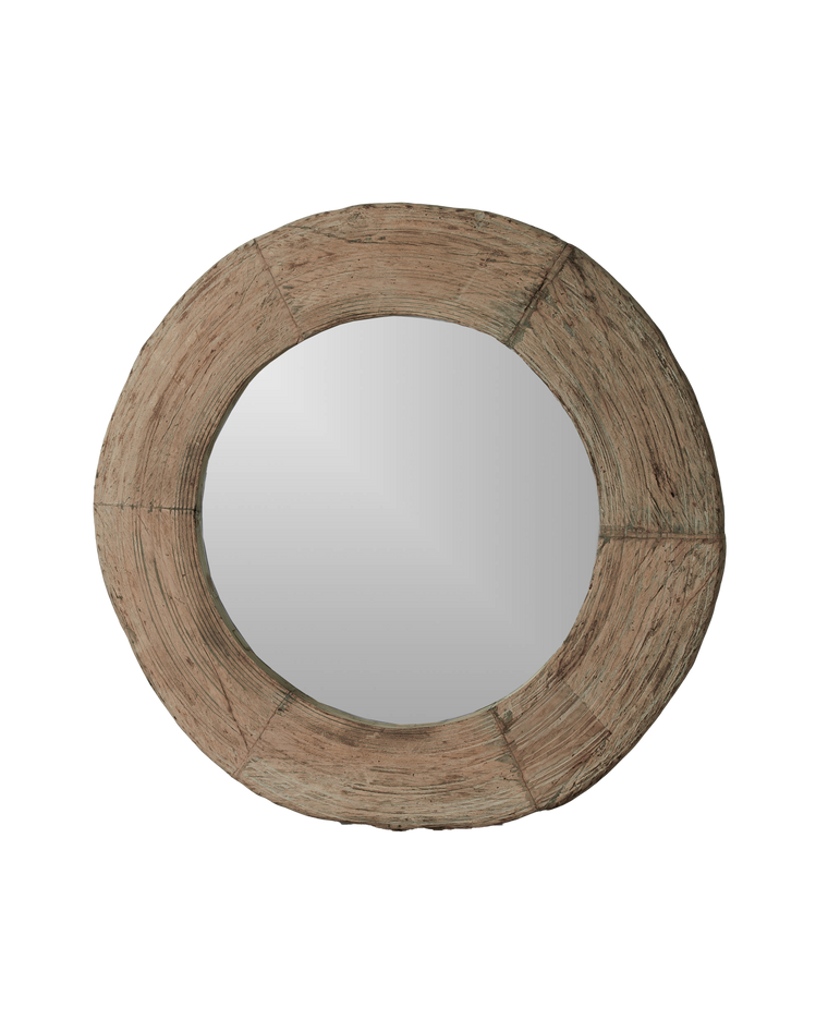 Wheel Mirror - Bleached