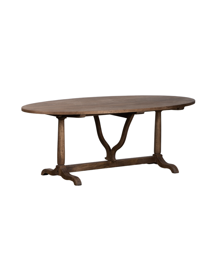 Wishbone Oval Dining Table