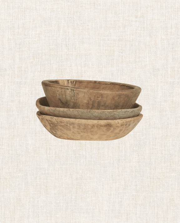 Wood Bowl - Bleached