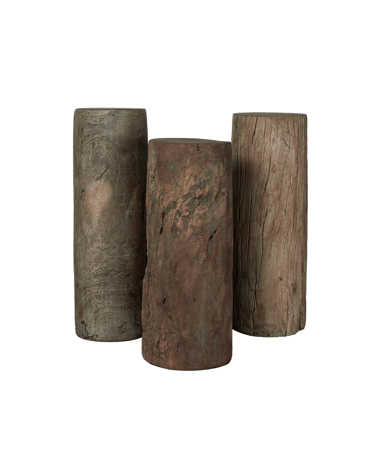 Wood Pedestal - Round Assorted