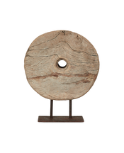 Wood Wheel on Stand
