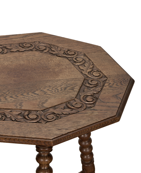 Nonagon Bobbin Side Table