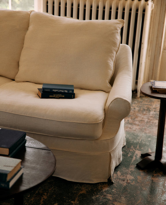 Maud Slipcover Sofa - Ivory