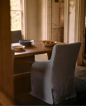 Emma Slipcover Dining Chair - Cornflower